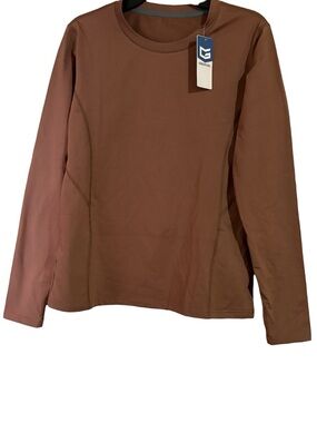 Gradual Athletic Chocolate Brown Top